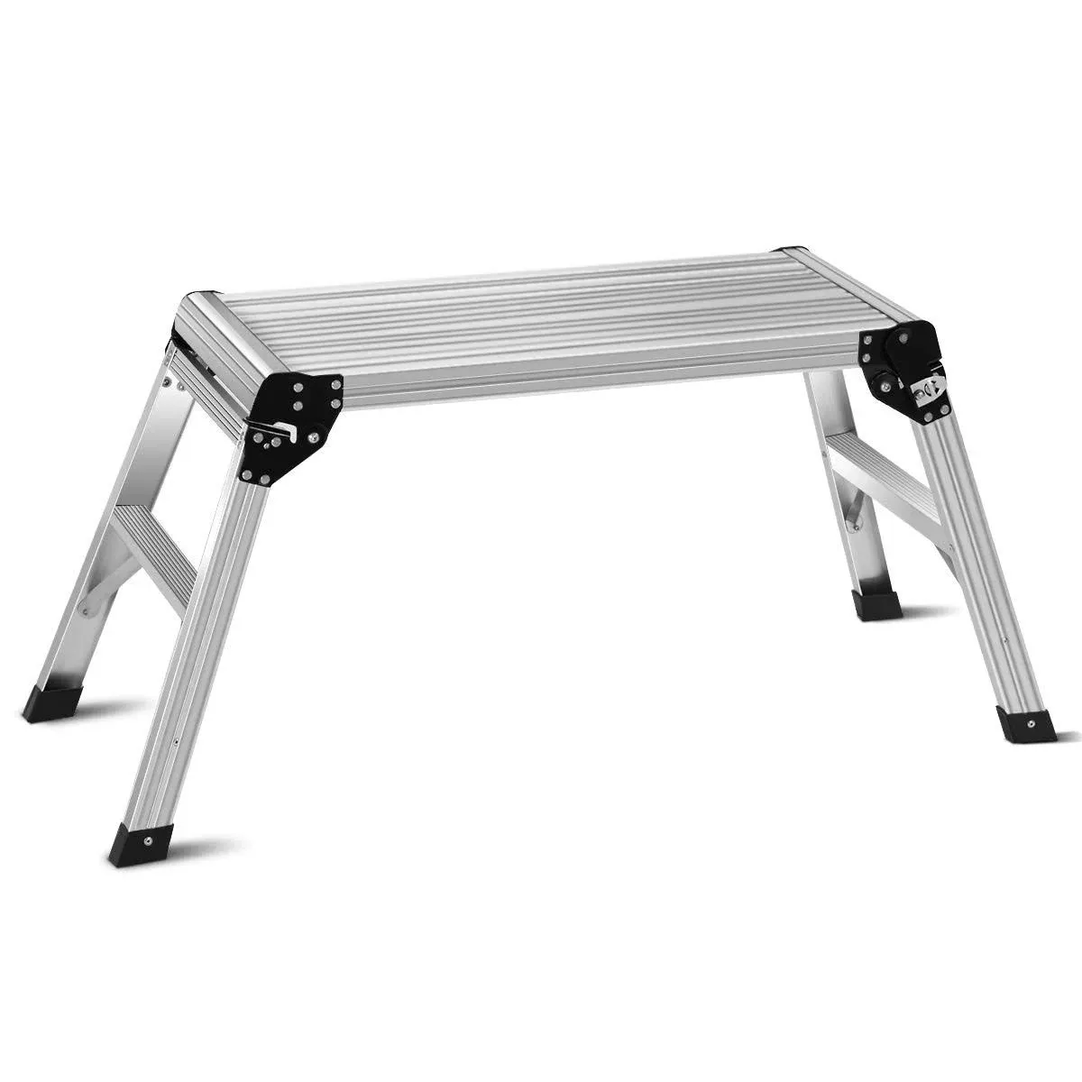 Aluminum Work Platform, Folding Work Bench with Non-Slip Mats, Portable Bench...