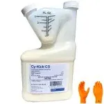 Cy-Kick CS Liquid Concentrate - 90 Days of pest Control Power, Multipurpose Outdoor Insecticide Treatment, with USA Supply Protective Gloves