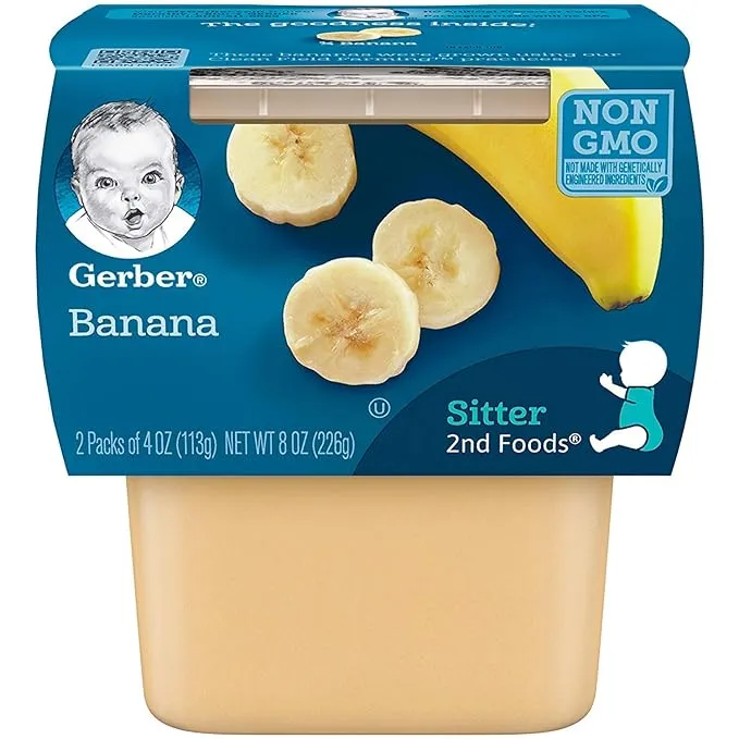 Gerber 2nd Foods Baby Food Applesauce - 8 cups, 4 oz each