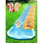 22.5ft Water Slide with Build in Sprinkler &amp; 2 Bodyboards Summer Water Toy