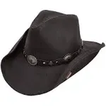 NWT Stetson Roxbury Shapeable Leather Cowboy Western Hat Small