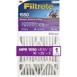 Filtrete Ultra Allergen Reduction Deep Pleat Filter 16"x25"x5"