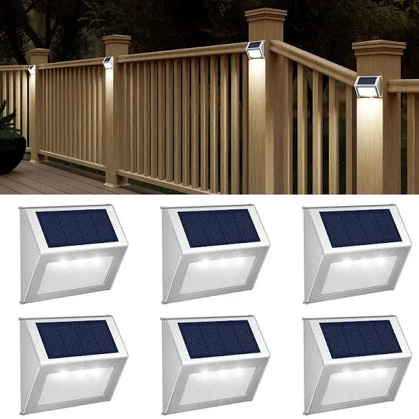 Solar Outdoor Lights 12 Pack Solar Fence Lights Deck Lights Solar Powered Waterp