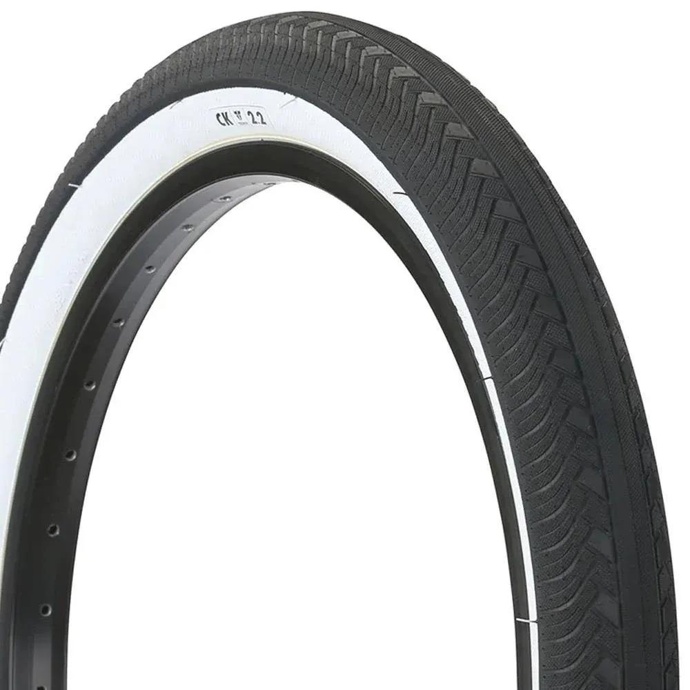 Premium CK 20 BMX Tire 2.4 Black/White