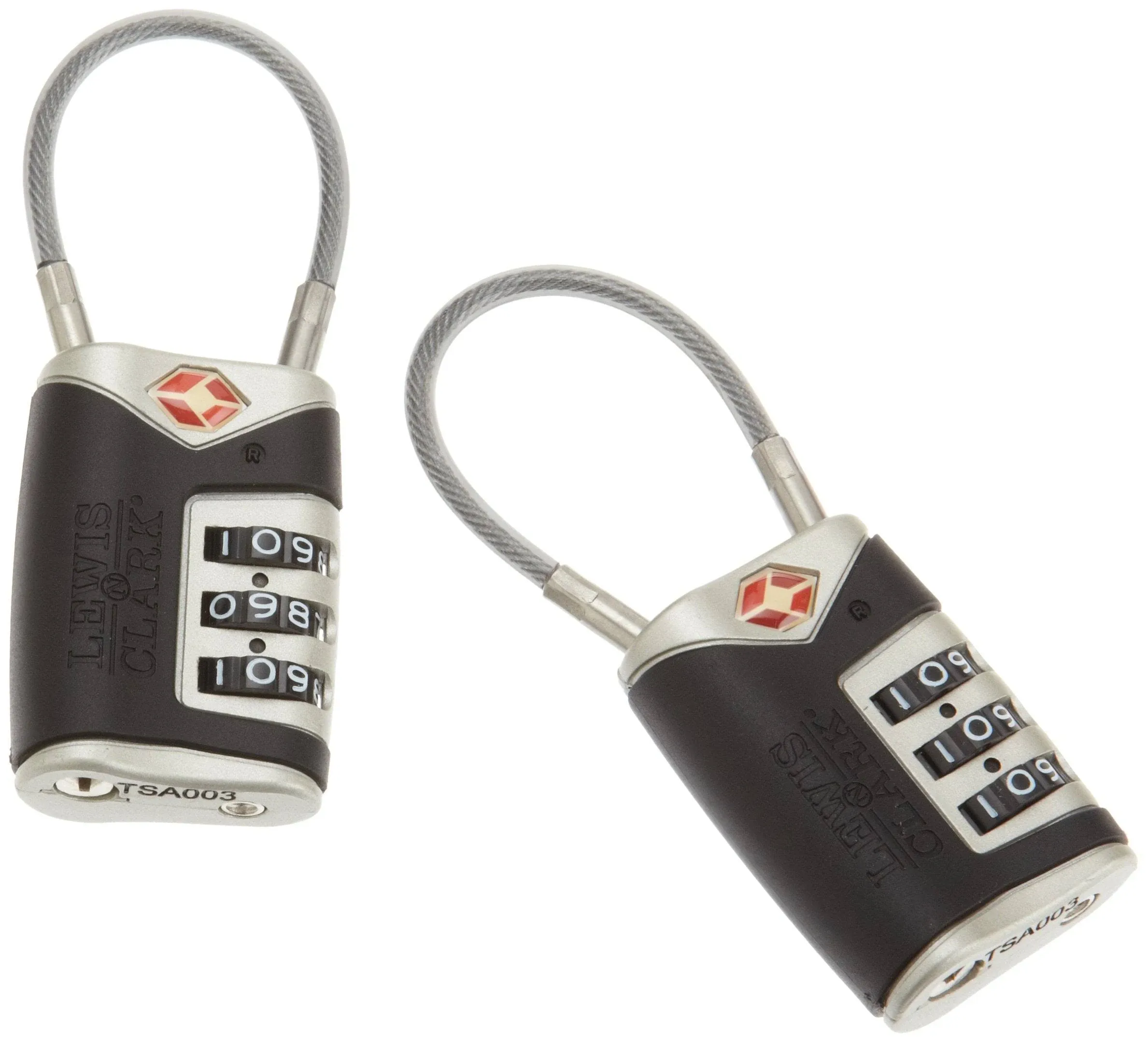 Lewis N. Clark Luggage Cable Lock Set