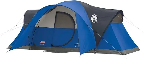 Coleman Montana Camping Tent, 6/8 Person Family Tent with Included Rainfly, Carry Bag, and Spacious Interior, Fits Multiple Queen Airbeds and Sets Up in 15 Minutes