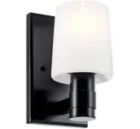 Adani 1 Light 5 inch Black Wall Sconce Wall Light