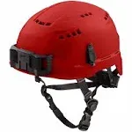 Milwaukee 48-73-1328 Type 2 Vented Class C Front Brim Safety Helmet | Red