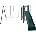 Lifetime 91028 Monkey Bar Adventure Swing Set, Earthtone