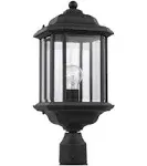  One Light Outdoor Post Lantern in Black from the Kent collection - 884514