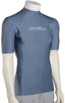 O'Neill Basic Skins 50+ S/S Rash Guard Men's Dusty Blue, XXL