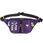 Evangelion Crossbody Fanny Pack - Waist Bag Belt W33×H24×D2.5（c<wbr/>m）, Purple 