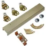 Johnson 60 in. Steel Bypass Door Hardware Set 1166g602