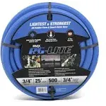 AG-Lite 3/4 in. x 25 ft. Rubber Water Hose