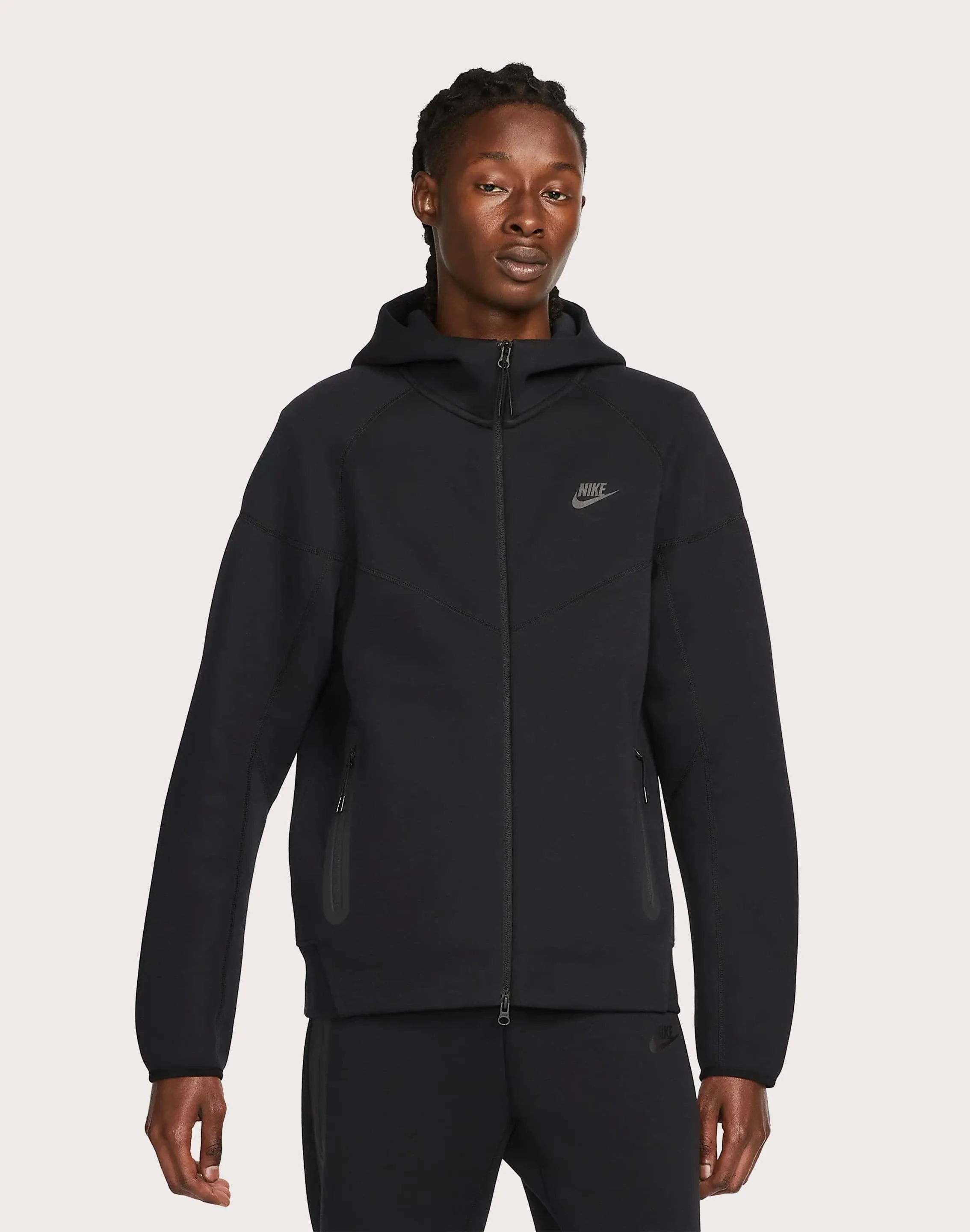 Nike Tech Fleece Full-Zip Windrunner Hoodie Black