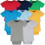 Onesies Brand baby-boys 8-pack Short Sleeve Mix & Match Bodysuits