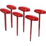 33490 T-Handle Hex Driver Set, Inch, 1000 Volt, 6 Piece