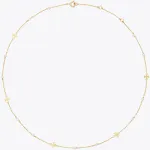 Tory Burch | Kira Delicate Cultured Pearl Station Necklace, 16-18 | Realry