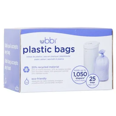 Ubbi Plastic Diaper Pail Bags