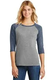 District Women's Perfect Tri 3/4-Sleeve Raglan