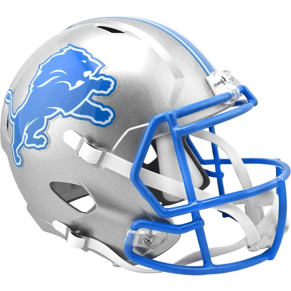 Detroit Lions Riddell Replica Full Size Speed Helmet