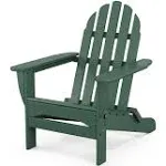 POLYWOOD Classic Folding Adirondack Chair - Green