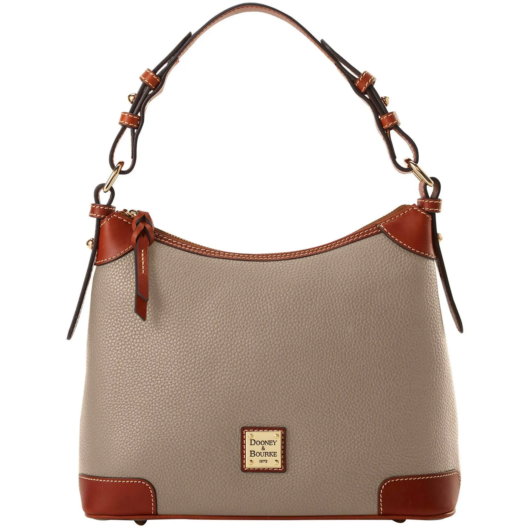 Dooney &amp; Bourke Pebble Grain Small Hobo Shoulder Bag - Taupe