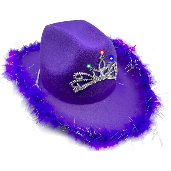 Parris Purple Cowgirl Hat