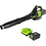 Greenworks 80V Pro Axial Blower with 2.5Ah Battery and Charger BL80L2510