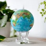 Mova Blue Relief Map Globe 4.5"