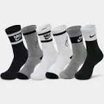 Nike Everyday Kids' Cushioned Crew Socks (6 Pairs)