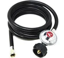 8 Ft. Hose and Propane Regulator Standard Tank Type Fitting