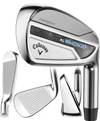 New Callaway Paradym Ai Smoke Irons Cypher Graphite Shafts-Pick-fl<wbr/>ex-length-Lie