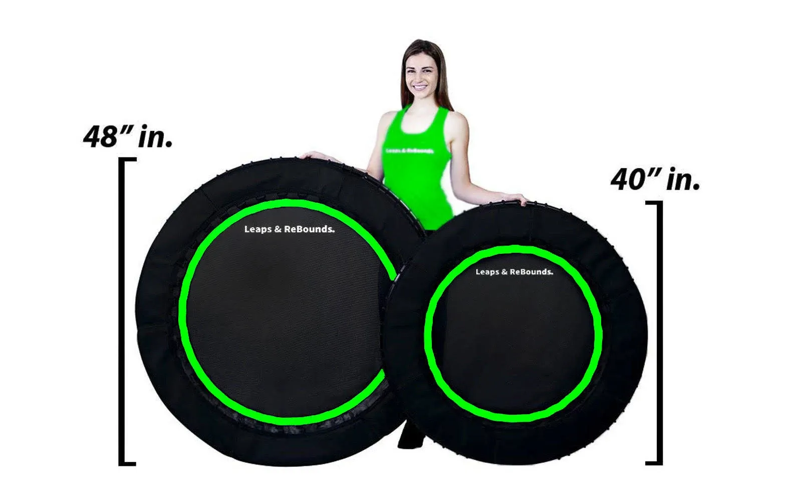 Leaps and ReBounds for Adults and Kids - Rebounder with Online Workout Videos...