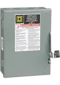 Square D D221N General Duty Safety Switch