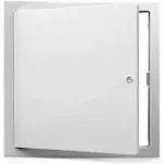 Acudor  8 in. W x 8 in. H Steel  White  Access Panel