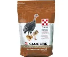 Purina 3005640-346 30% Protein Game Bird and Turkey Starter Feed, 10 lb. Bag