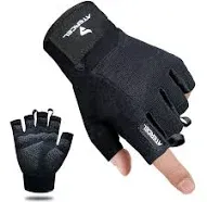 Atercel Workout Gloves for Men and Women, Exercise Gloves for Weight Lifting, Cycling, Gym, Training, Breathable and Snug fit