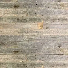 BarnwoodUSA Real Reclaimed Wood Wall Planks for Nail Up Application | Rustic Farmhouse Board Panels DIY Solution Shiplap Style Accent Natural Weathered Gray 6 in Sample