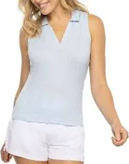 New Travis Mathew Majorca Sleeveless Polo Shirt Tank Top