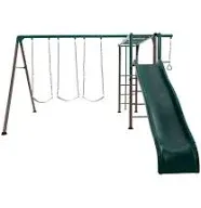 Lifetime 91028 Monkey Bar Adventure Swing Set, Earthtone