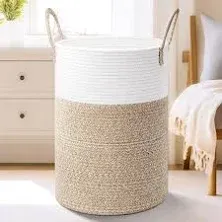 Artfeel Woven Cotton Rope Laundry Basket