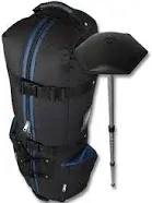 New CaddyDaddy Golf Constrictor with North Pole Club Protector Golf Bag Travel Cover, Black/Navy…