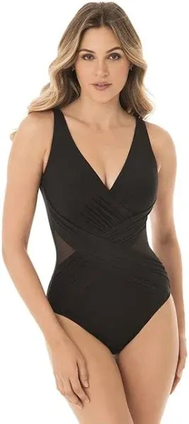 Miraclesuit Illusionist Crossover slimming swimsuit