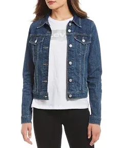 Levi's Women's Original Trucker Denim Jacket, Size: Medium, Blue