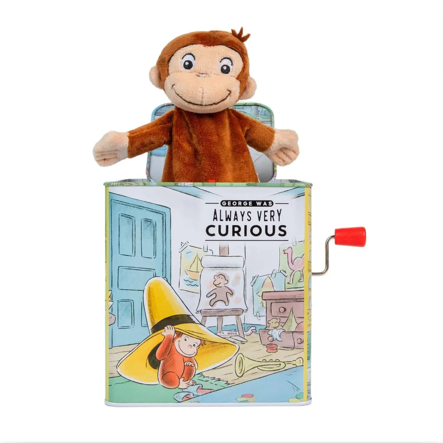 KIDS PREFERRED Curious George Jack-in-The-Bo<wbr/>x - Musical Toy for Babies