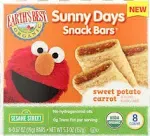 EARTHS BEST Organic Swt Pto Crrt Snny Day Bars, 0.67 Ounce Pack of 7