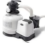 Intex - 2800 GPH Above Ground Pool Sand Filter Pump with Automatic Timer