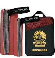 Camping Towel by Wise Owl Outfitters - Ultra Soft Compact Quick Dry Microfiber