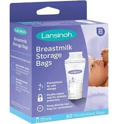 Lansinoh Breastmilk Storage Bag, 25 ct